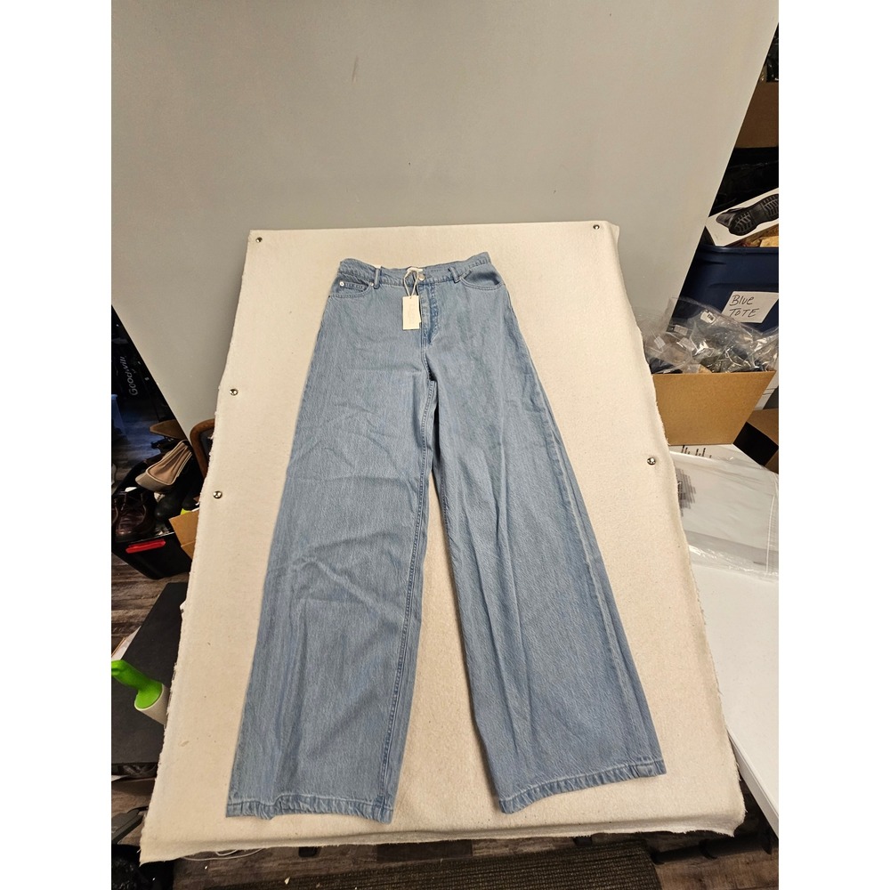 Z Supply Denim Mia High Rise Wide Leg Jeans Light Wash Size 29 NEW